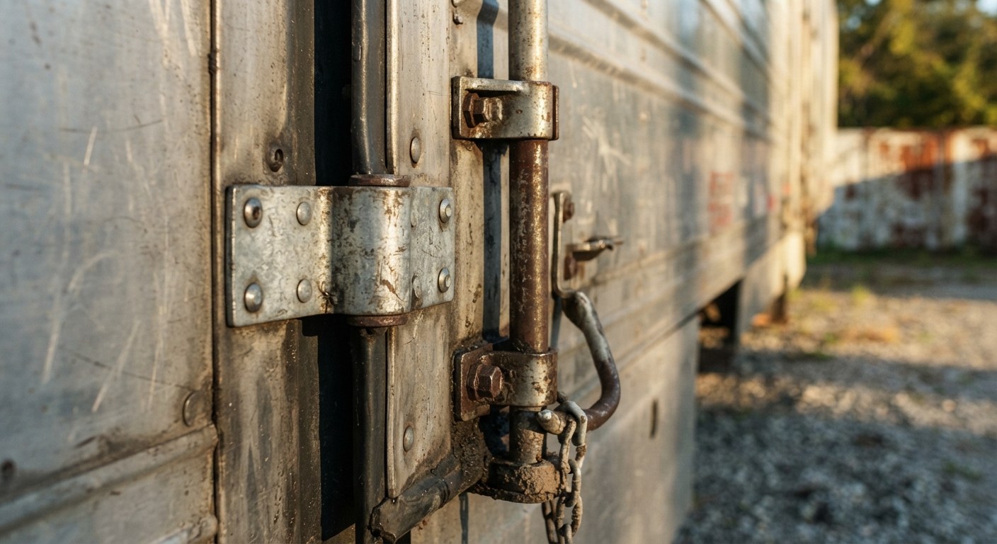VIKY CARGO LLC securing freight inside the trailer